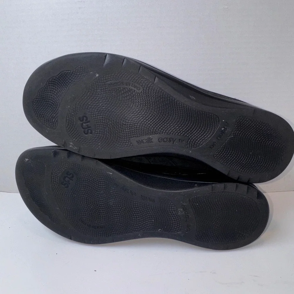 SAS Free Time Walking Shoes Women 9.5 M Charcoal Nubuck Leather Comfort Sneaker